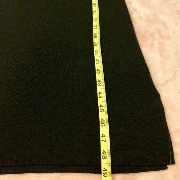 Talbots black knit dress with sweater size Petite - Picture 4 of 8